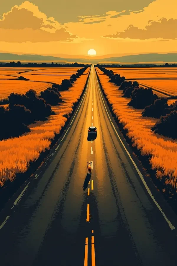 琥珀公路 海报
